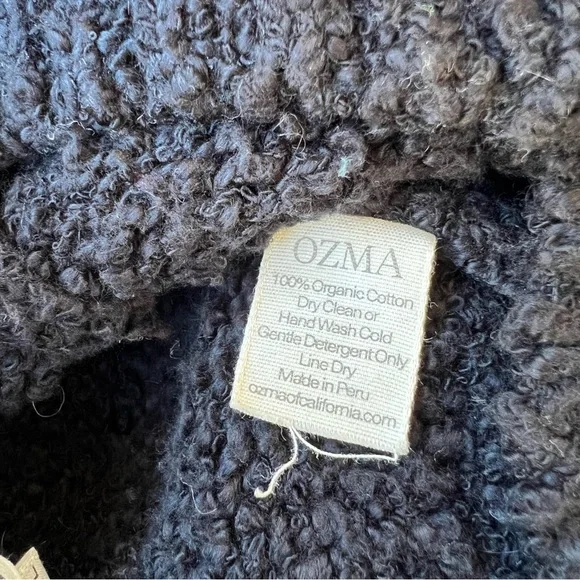 OZMA 100% organic cotton OverSize Sweater Women Size L/XL - Picture 9 of 9